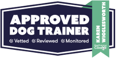 Approved dog trainer logo